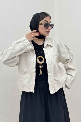 مانتو کتان سه جاف پهن TR