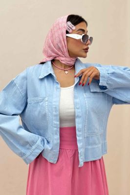 مانتو کتان سه جاف پهن TR