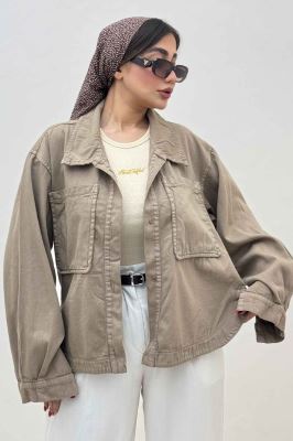 مانتو کتان پایین هلال TR