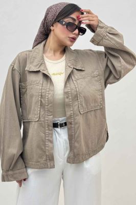 مانتو کتان پایین هلال TR