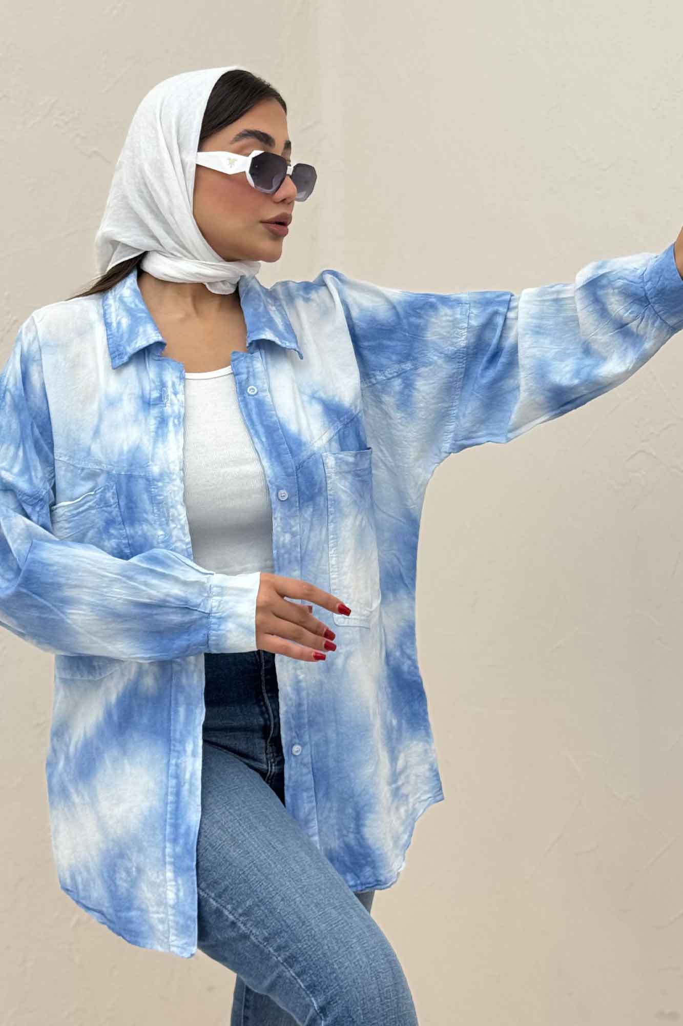 مانتو لینن سروناز TR (آبرنگی)