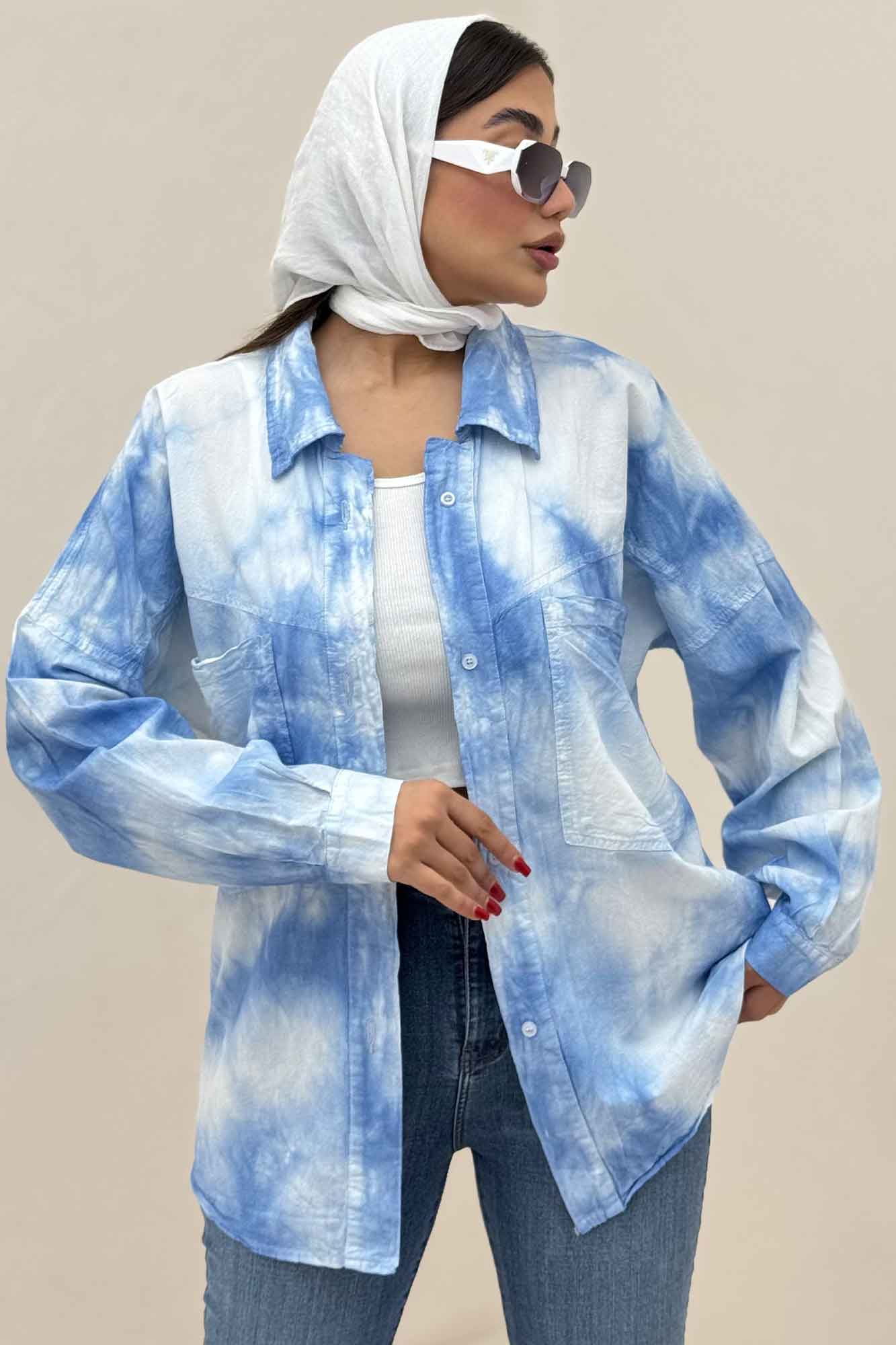 مانتو لینن سروناز TR (آبرنگی)