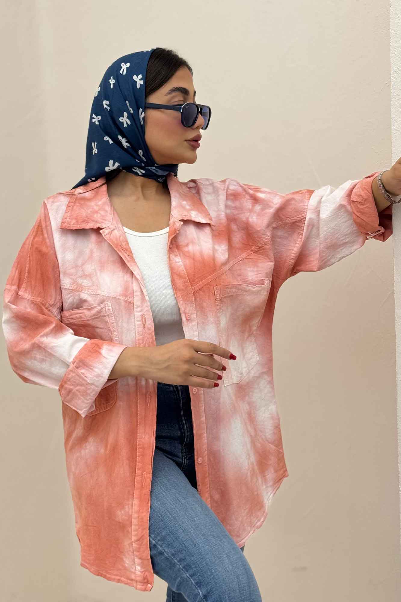 مانتو لینن سروناز TR (آبرنگی)