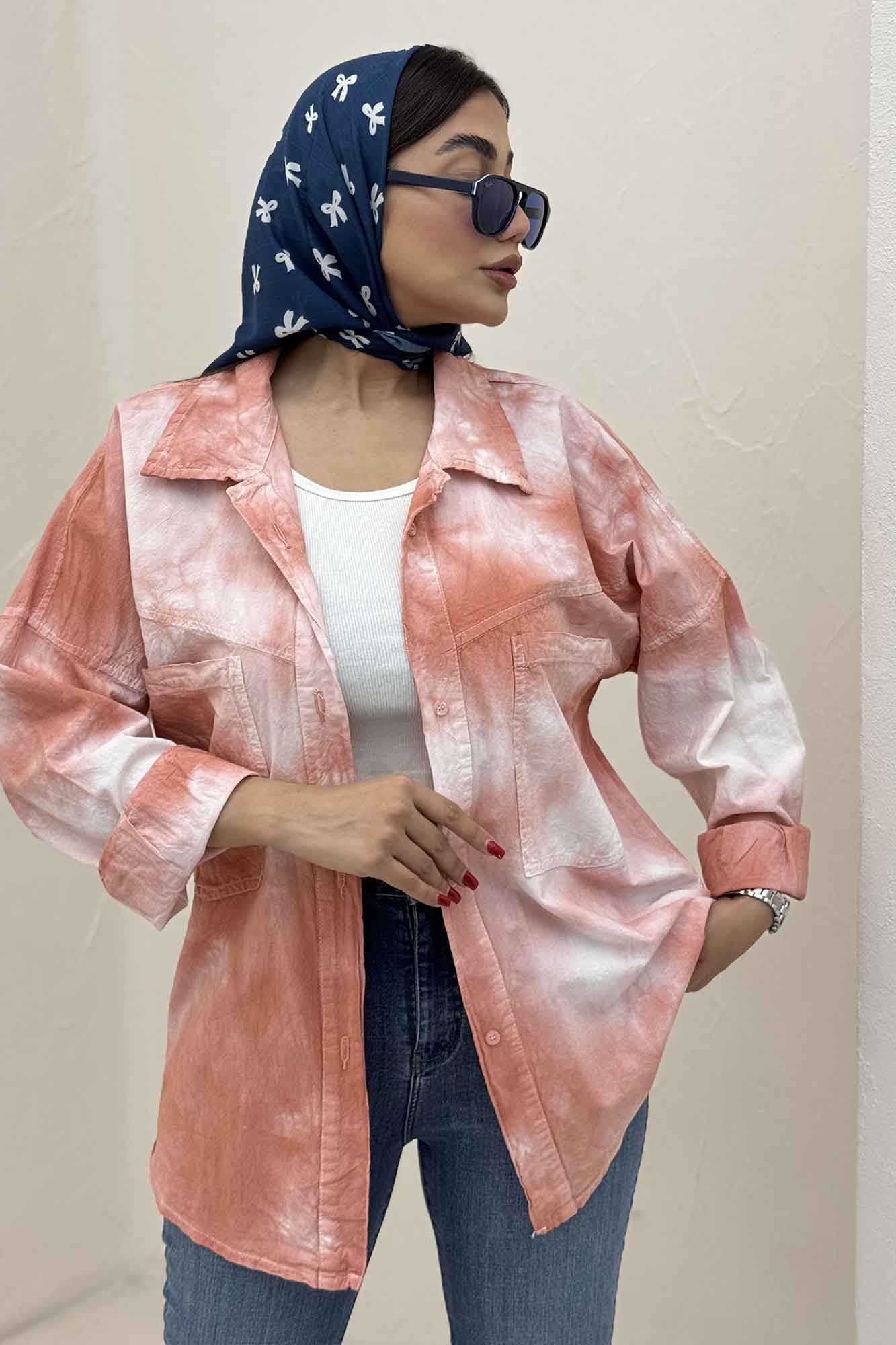 مانتو لینن سروناز TR (آبرنگی)