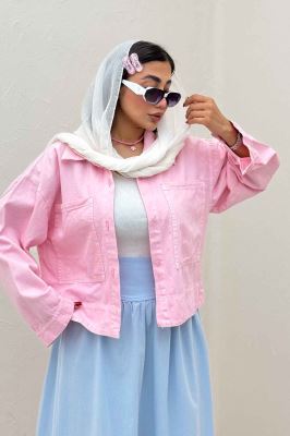 مانتو کتان سه جاف پهن TR