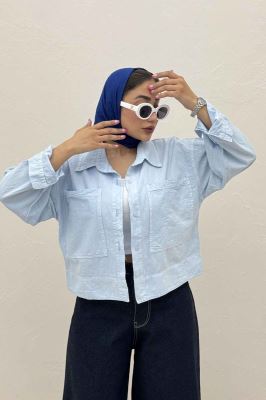 مانتو لینن سه جاف پهن TR