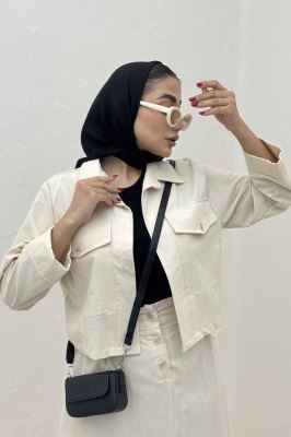 ست کت و دامن لینن آداک