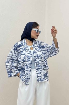 مانتو لینن اسلپ دو جیب کد 3