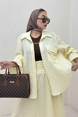 شومیز حلزونی آستین شیپوری