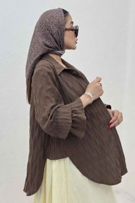 شومیز حلزونی آستین شیپوری