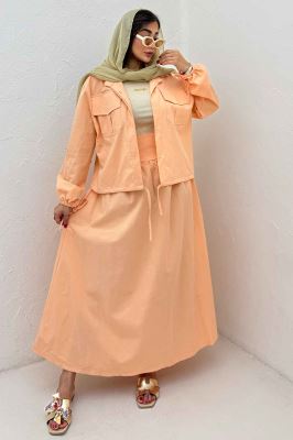 ست شومیز و دامن لینن آرونیا