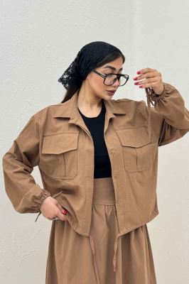 ست شومیز و دامن لینن آرونیا