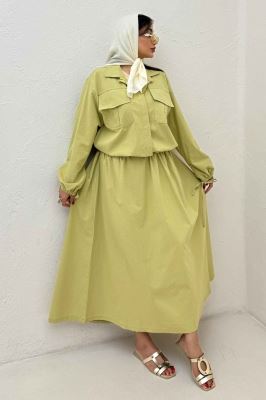 ست شومیز و دامن لینن آرونیا