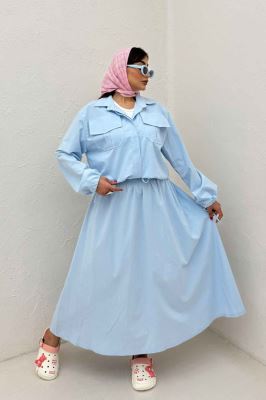 ست شومیز و دامن لینن آرونیا