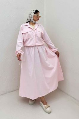 ست شومیز و دامن لینن آرونیا