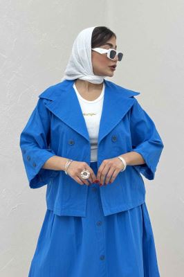 ست کت و دامن لینن الارین