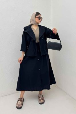 ست کت و دامن لینن الارین