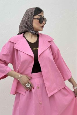 ست کت و دامن لینن الارین