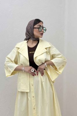 ست کت و دامن لینن الارین