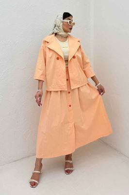 ست کت و دامن لینن الارین