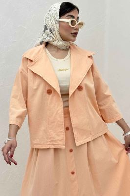 ست کت و دامن لینن الارین