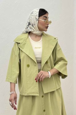 ست کت و دامن لینن الارین