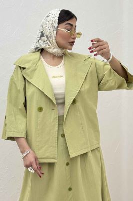 ست کت و دامن لینن الارین