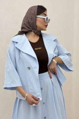 ست کت و دامن لینن الارین