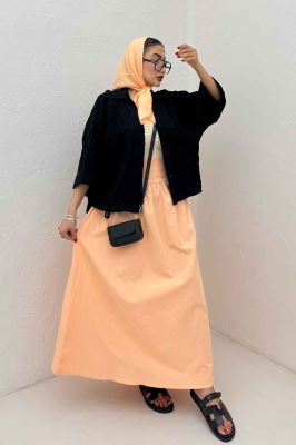 شومیز حلزونی پشت بلند مچ پاکتی