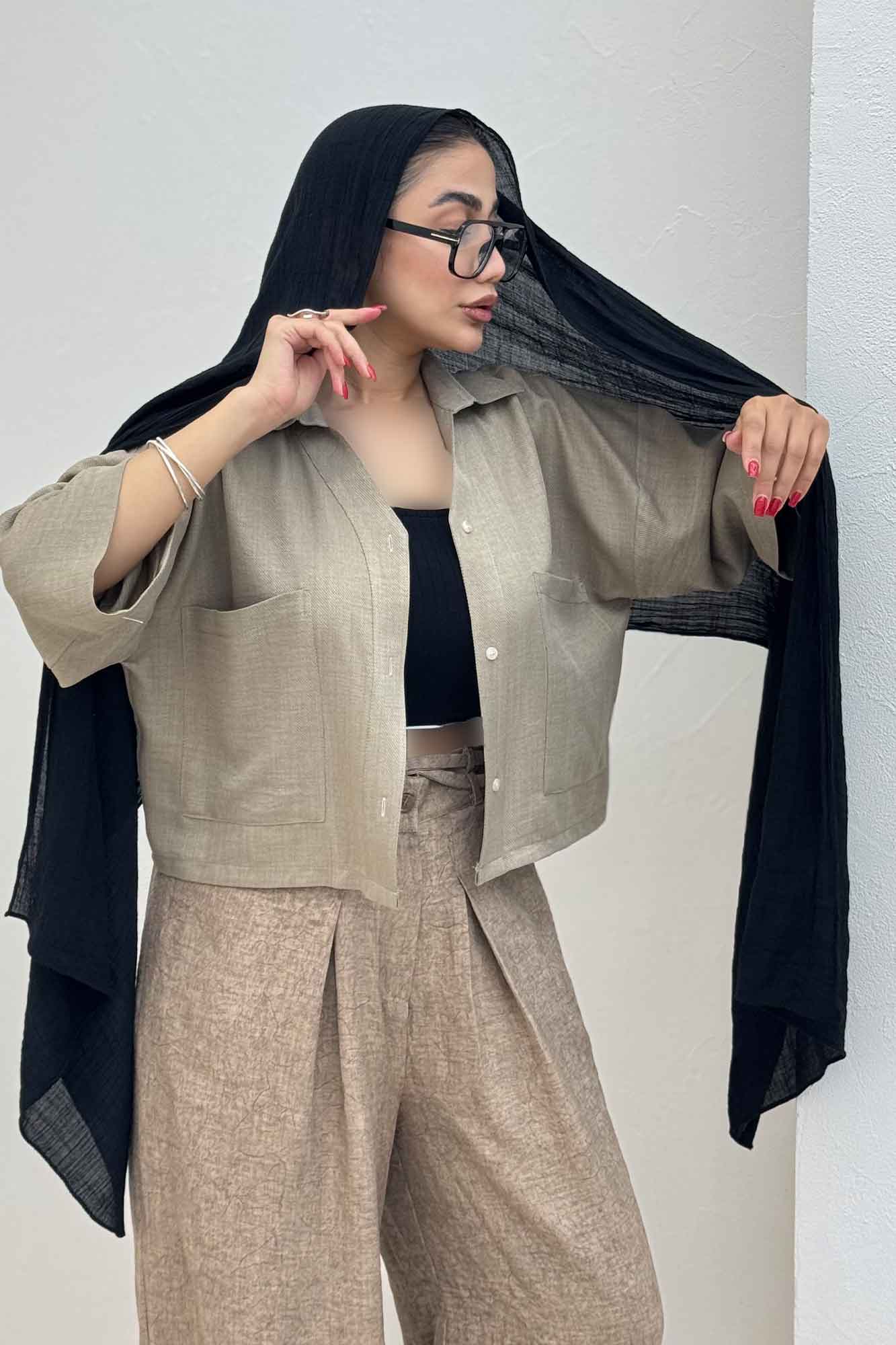 کراپ کت شانتون دو جیب