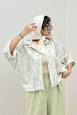 شومیز کیمونو پرینتی کد 5