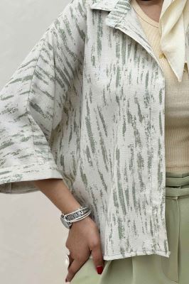 شومیز کیمونو پرینتی کد 5