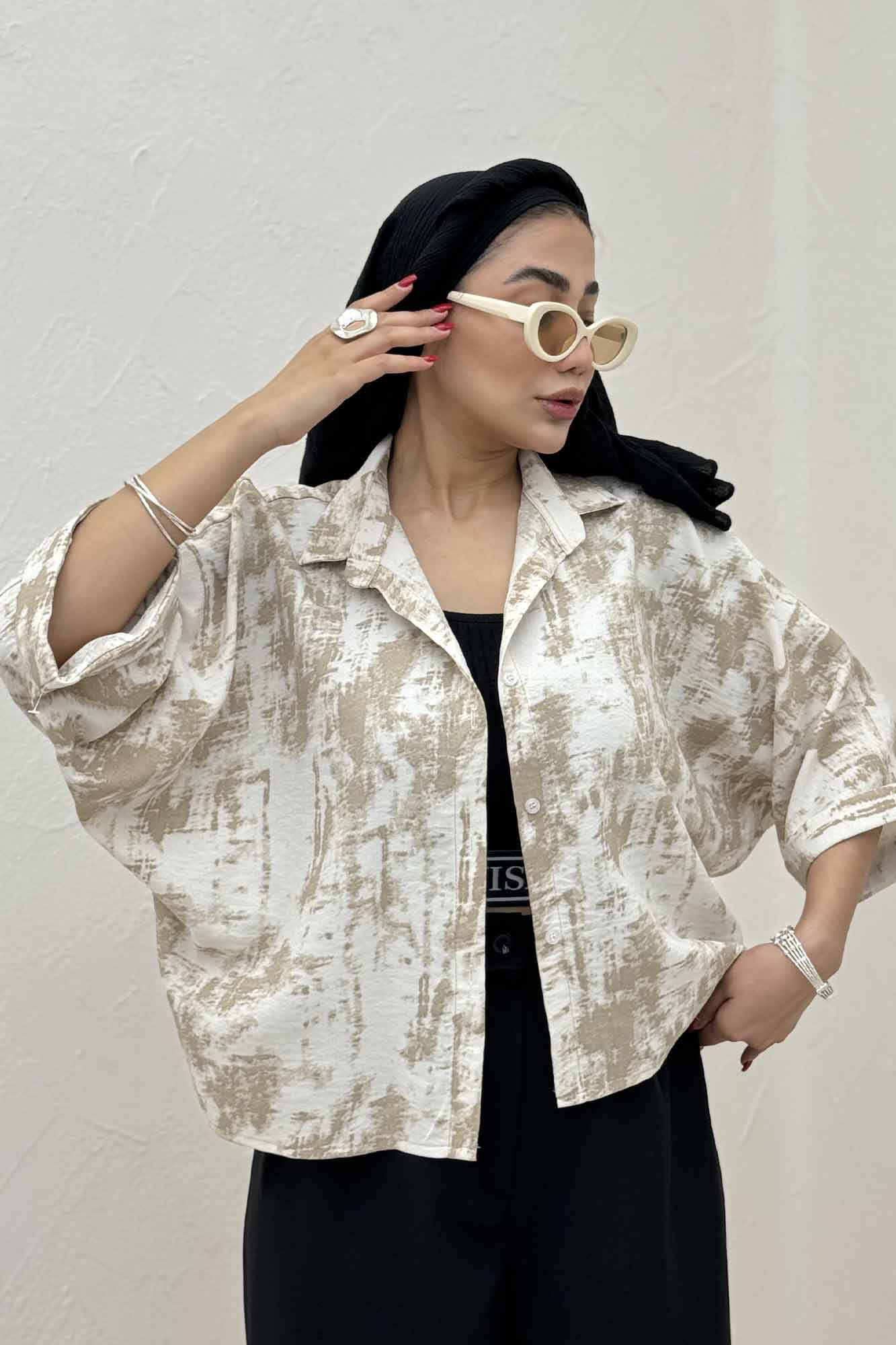 شومیز کیمونو پرینتی کد 3