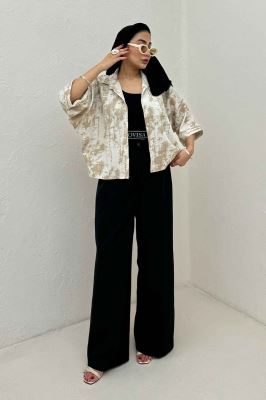 شومیز کیمونو پرینتی کد 3