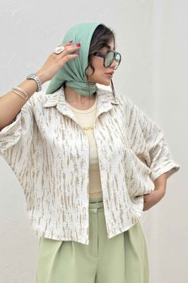 شومیز کیمونو پرینتی کد 5