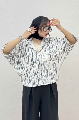 شومیز کیمونو پرینتی کد 5