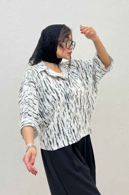 شومیز کیمونو پرینتی کد 5