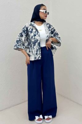 شومیز کیمونو پرینتی کد 3