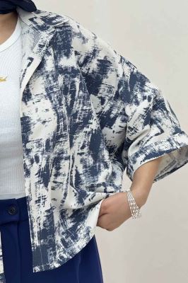 شومیز کیمونو پرینتی کد 3