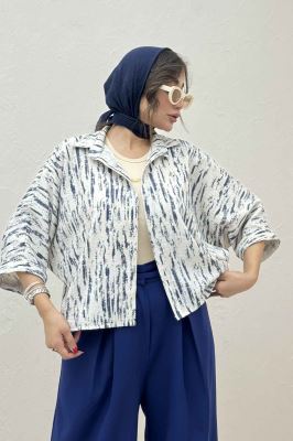 شومیز کیمونو پرینتی کد 5