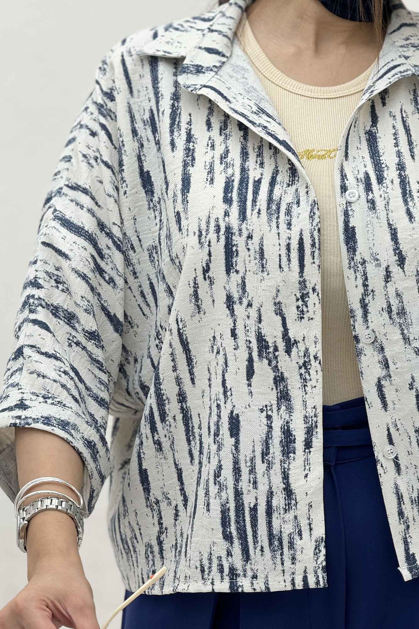 شومیز کیمونو پرینتی کد 5