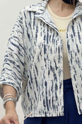 شومیز کیمونو پرینتی کد 5