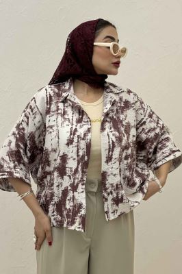 شومیز کیمونو پرینتی کد 3