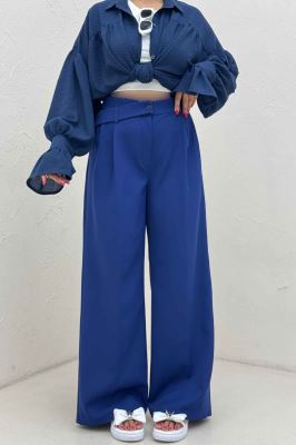 شلوار مازراتی پشت کش کمر پلدار