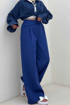 شلوار مازراتی پشت کش کمر پلدار