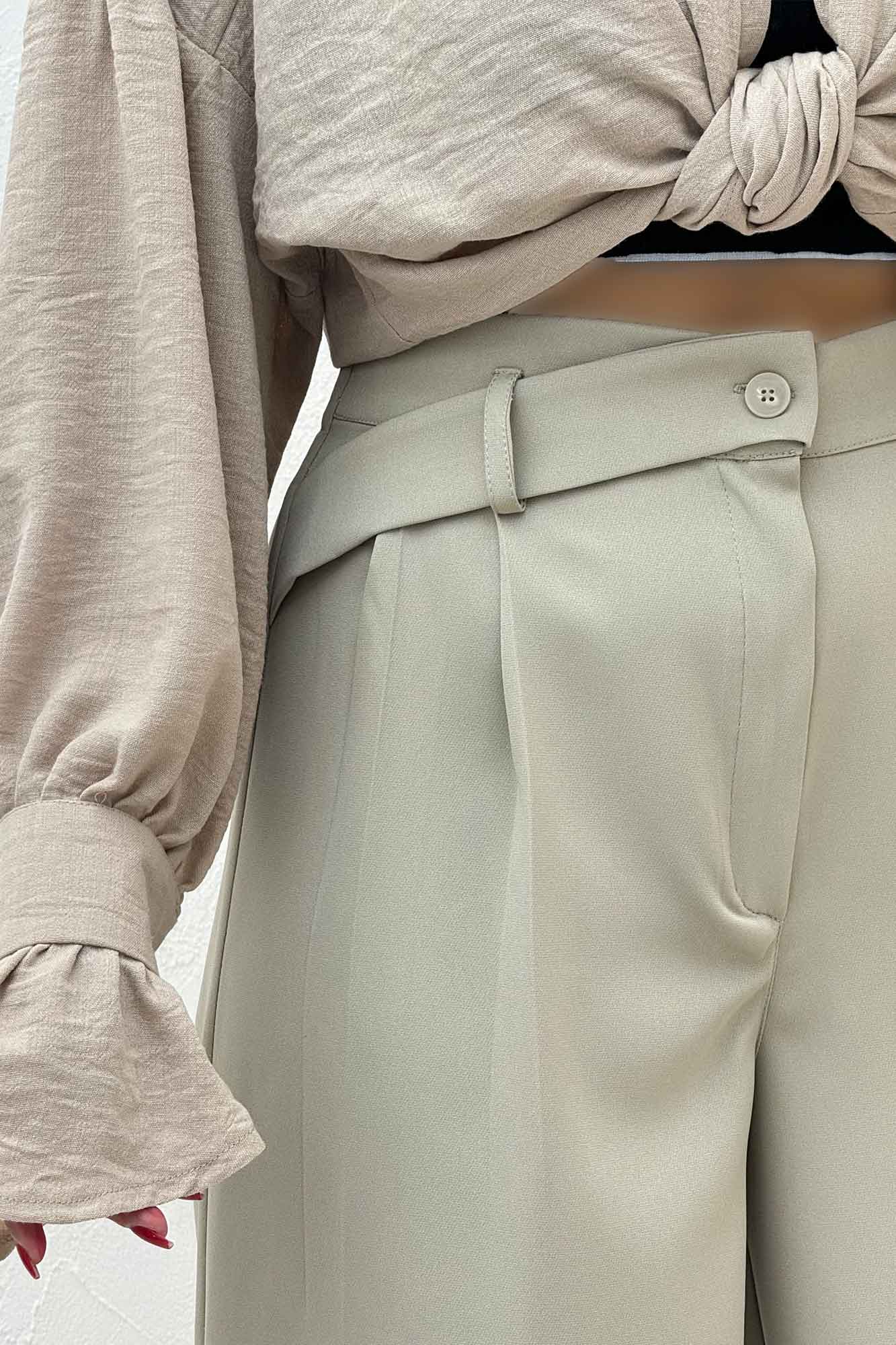 شلوار مازراتی پشت کش کمر پلدار