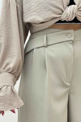 شلوار مازراتی پشت کش کمر پلدار