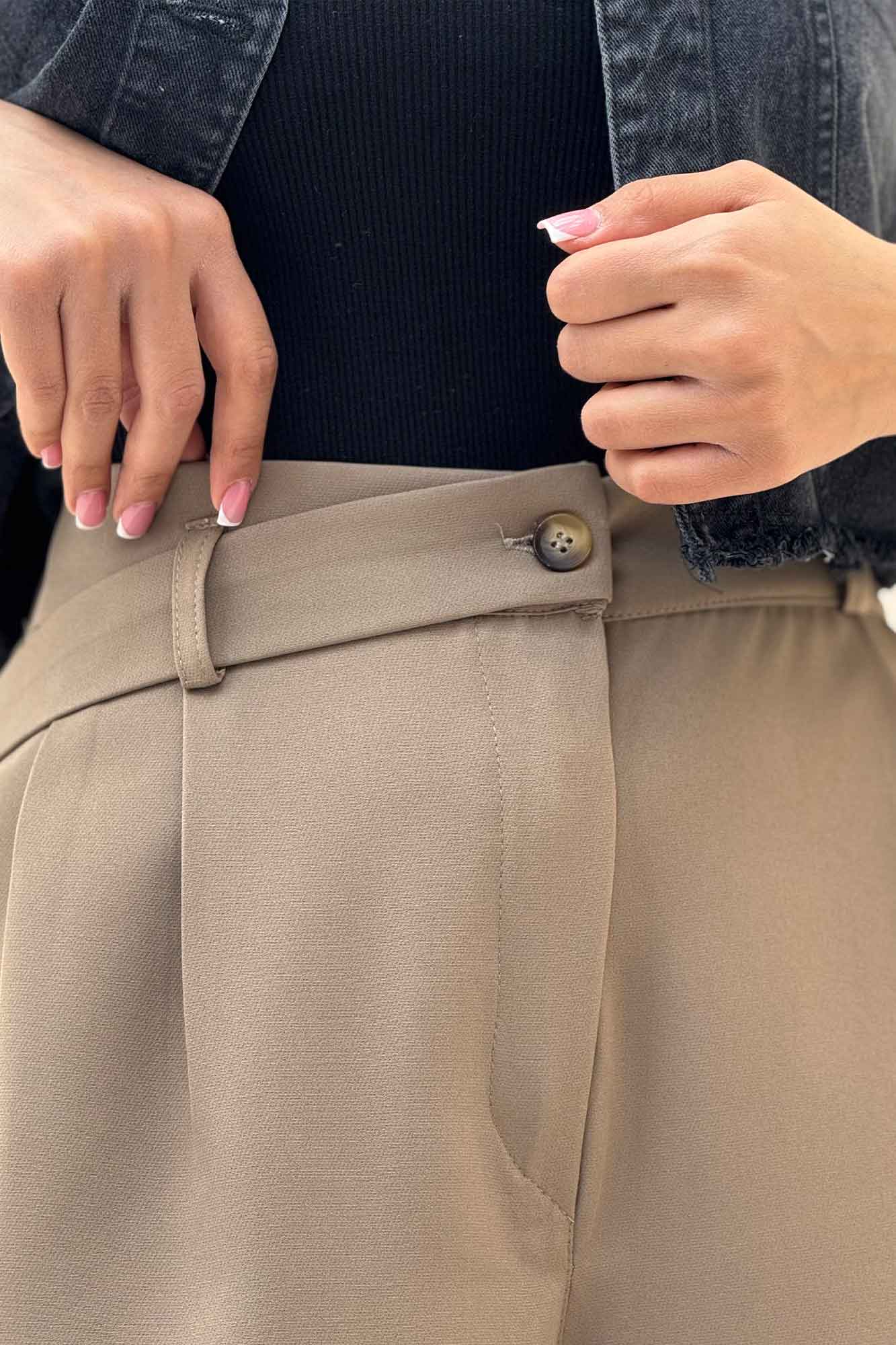 شلوار مازراتی پشت کش کمر پلدار