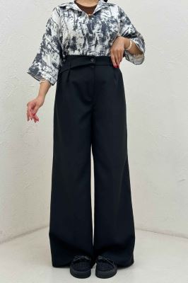 شلوار مازراتی پشت کش کمر پلدار