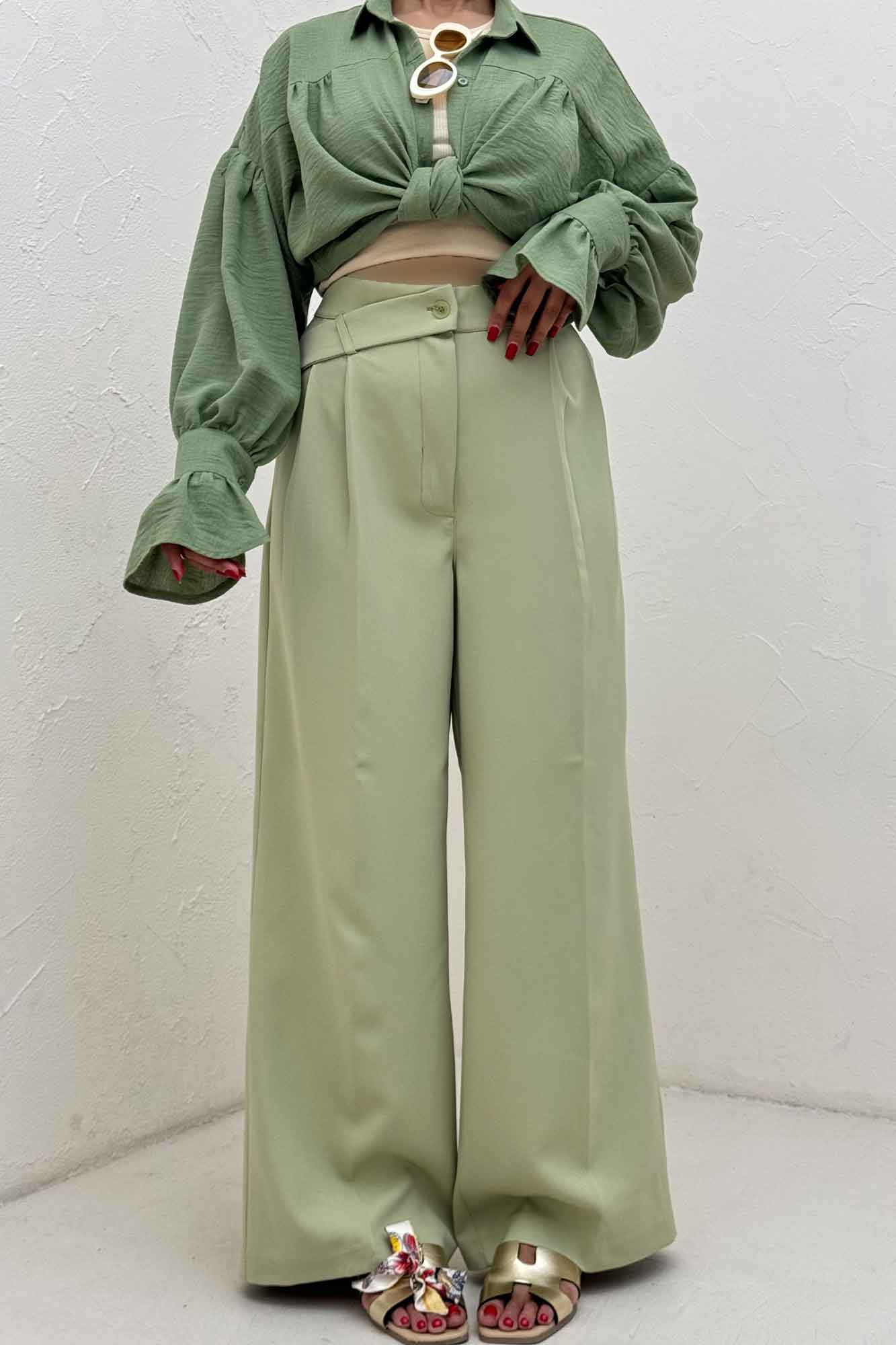 شلوار مازراتی پشت کش کمر پلدار